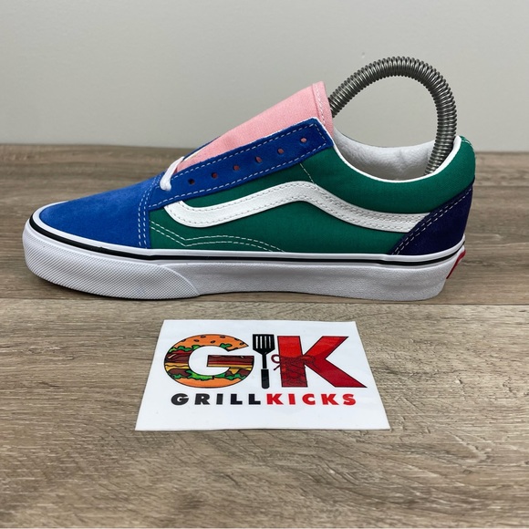 Women’s Old Skool Retro Court Multi/Tr Wht - Picture 3 of 5